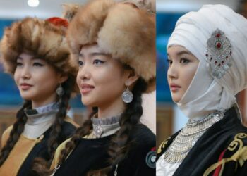 Бишкекте сыйлуу конокторду тосуп алган сулуулар бул сапар кандай кийиништи?