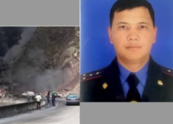 Төө-Ашууда өрттөнгөн унааны өчүрүүгө жардам берген экинчи милиция кызматкери көз жумду