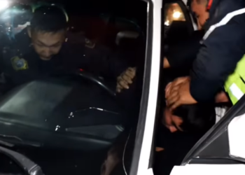 «Манас» аэропорту жолундагы ызы-чуу. 4 айдоочуга 15 миң сомдон айып салынды