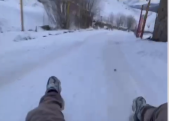 Коңшу айылга жетсе болчудай! Чана тепкен күндөрдү сагындыңызбы?