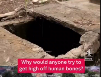 «Сөөктөрдөн баңгизат жасашат». Африкада мүрзөлөрдү казып жатышат (видео)