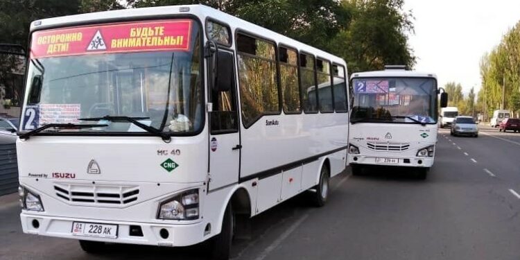 Бишкекте №2 автобустун каттамы жарым-жартылай өзгөртүлдү (схема)