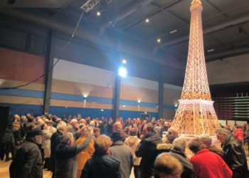 Француз 8 жыл ширеңкеден Эйфель мунарасын жасаган. Гиннесстин рекорддор китеби аны каттоодон баш тартты