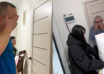 Чет өлкөдө жүрүп, үйүнө күтүүсүз келген казак кызы жакындарын ыйлатты (видео)