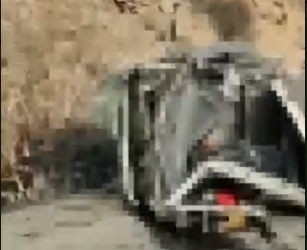 Боом капчыгайында үрөй учурган жол кырсыктын видеосу тарады