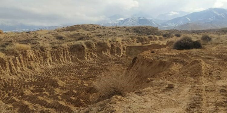 Ысык-Көлдө көлдүн жээгиндеги кумду башка жакка ташыган кишиге териштирүү иштери башталды