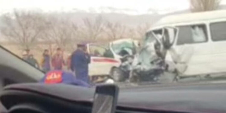 Ысык-Көлдө катталган жол кырсыктын видеосу тарады