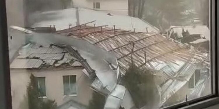 Бишкектеги шамалдын кесепетинен 2 жаран жабыркады