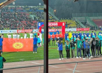 Футбол: Бишкекте Кыргыз курамасы менен кытайлык Тайбэйдин беттеши башталды