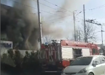 Бишкектеги соода борбордо өрт чыкты