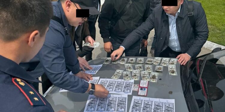 Бишкекте патрулдук милиция кызматкери 2500 доллар пара опузалоого шектелип кармалды