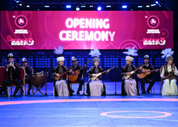 Күрөш боюнча Азия чемпионатынын ачылыш аземи болуп өттү