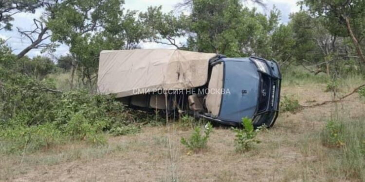 Африкада пил унаага кол салган учур видеого түшүп калган