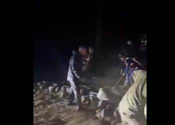 Оштогу сел: Шаар мэринин таш тизип жүргөн видеосу тарады