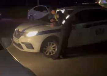 Бишкекте түн ичинде коомдун тынчын бузган айдоочу айыпка жыгылды (видео)