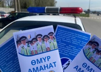 Чүйдө жол тескөөчүлөр орозо кармаган айдоочуларга суу таратышты