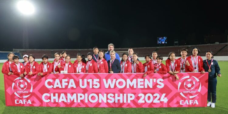 Кыргыз кыз-келиндер курамасы CAFA мелдешинде коло медаль алды