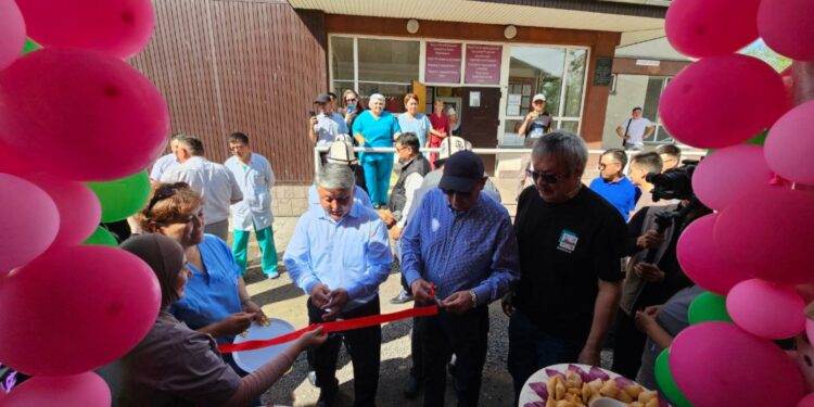 Депутат Акбөкөн Таштанбековдун колдоосу менен Ысык-Атада оңдолгон төрөткананын имараты ачылды