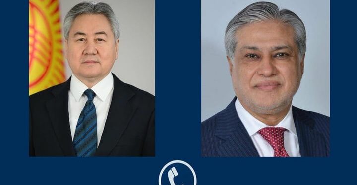 Кыргыз жана Пакистан тышкы иштер министрлери телефон аркылуу сүйлөштү