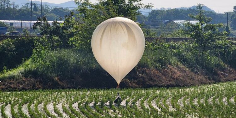 200дөй аба шарына байланган таштанды жана кык. Түндүк Кореянын Түштүк Кореяга жөнөткөн «белеги»