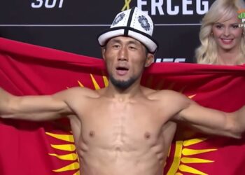 UFC турниринде кыргыз мушкери экинчи беттешинде да жеңишке жетти
