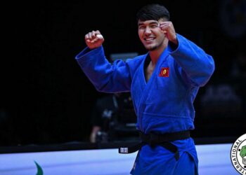 Тарыхта биринчи жолу! Дзюдочу Эрлан Шеров дүйнөлүк биринчиликте коло медаль алды