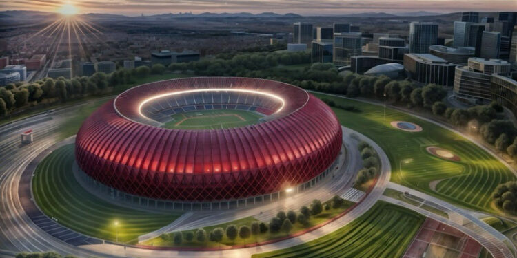 Бишкектеги ири футбол стадионунун курулушу кандай жүрүп жатат? Видео