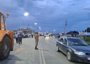 Ноокендеги сел: Бишкек-Ош унаа жолунда эки тараптуу каттам жанданды