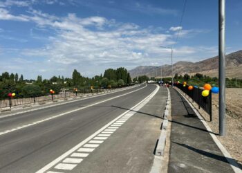 Таласта Үрмарал дарыясындагы жаңы көпүрөнүн курулушу аяктап, пайдаланууга берилди