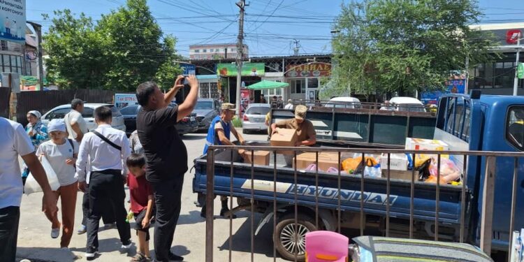 Селден жабыркаган Ноокатка азык-түлүк жөнөтүлдү