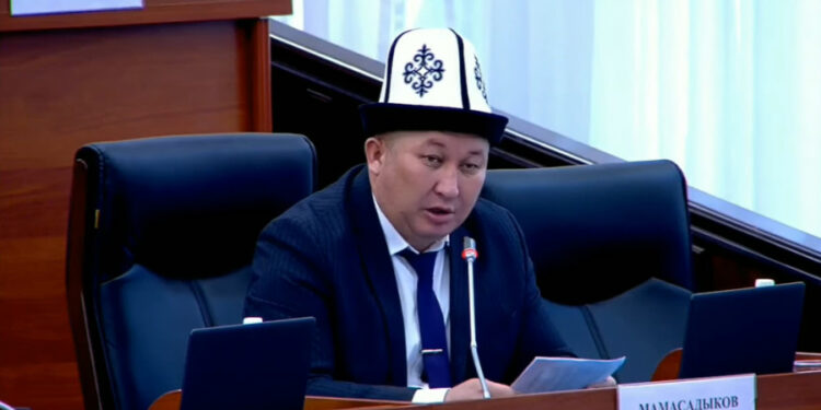 Депутат Мамасадыков: «Майлуу-Сууда бак-даракты мала курт жеп бүтмөй болду»