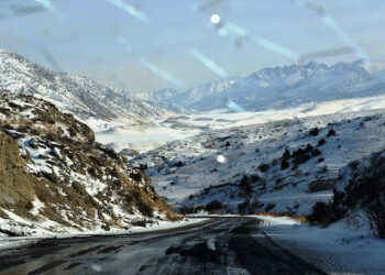 Алай районунда 10 сантиметрге жеткен кар жаады