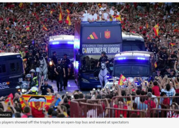 Евро-2024. Мадрид чемпиондорун кантип тосуп алды? (сүрөт)