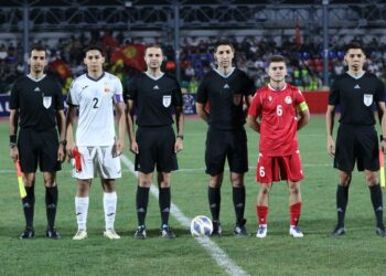 Кыргызстандын жаштар курамасынын Тажикстан менен болгон беттеши тең чыгуу менен аяктады