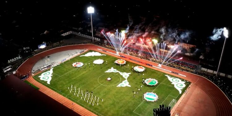 Борбор Азиянын жаштар арасындагы чемпионатынын салтанаттуу жабылуу аземи өттү