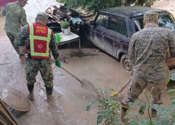 Арстанбаптагы сел: Тазалоо жумуштарына 269 адам тартылды