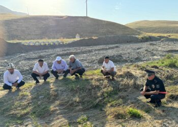 «Жол кырсык, апааттардан алыс болуу үчүн». Ош-Ноокат жолунда түлөө өткөрүлдү