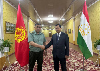 Кыргызстан менен Тажикстандын өкмөттүк делегацияларынын теңтөрагаларынын кезектеги жолугушуусу болуп өттү