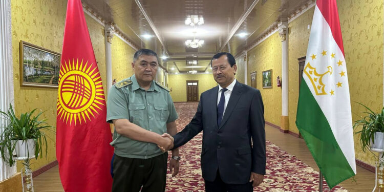 Кыргызстан менен Тажикстандын өкмөттүк делегацияларынын теңтөрагаларынын кезектеги жолугушуусу болуп өттү