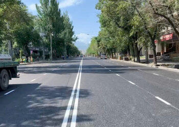 Бишкектин Байтик Баатыр көчөсүнүн бир бөлүгү ачылды