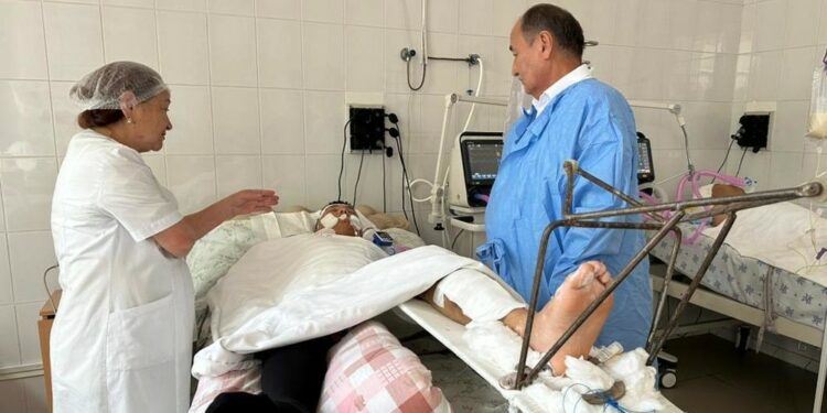 Унаа сүзүп кеткен жол тескөөчү жандандыруу бөлүмүндө жатат