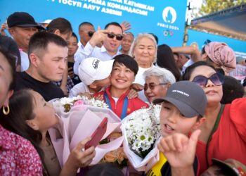 Париж Олимпиадасынын байге ээлерин сыйлоо аземи. Фото, видео