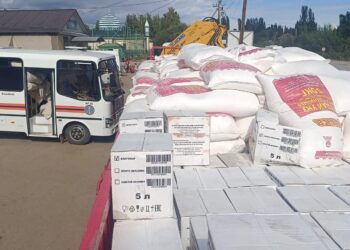 Ысык-Көлдө селден жабыркагандарга гумжардам жеткирилди