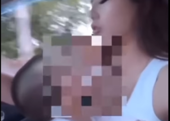 Уулун алдына отургузуп алып, унаа башкарган келинге айып салынды (видео)