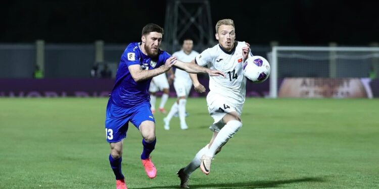 Футбол: Кыргыз курамасы Өзбекстандан жеңилип калды