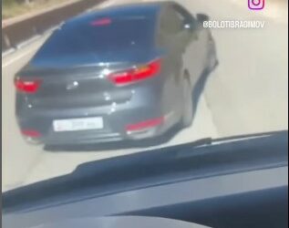 Жолду тороп алып, жол талашкан айдоочу кармалды (видео)