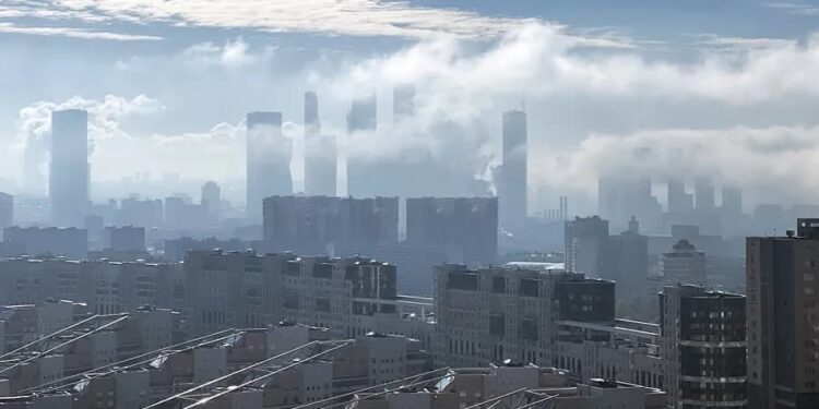 Москваны радиациялык туман каптады