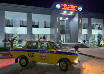 Талас милициясына 1971-жылы кызматтык унаа катары берилген «Москвич»