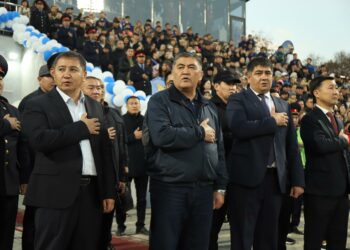 Кара-Балтада жаңыланган «Манас» спорт комплекси ачылды