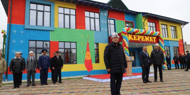 Нарын облусунда УКМКнын “Керемет” аталышындагы бала бакчасы ачылды